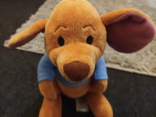 Disney Store Roo From Winnie The Pooh 12” Soft Toy  plush blue jumper