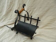 Large Wrought Iron Fireside LOG BASKET - Indoor Wood Burner.Black.LOT No.5.