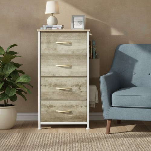 Small fabric chest drawers - fabric, of