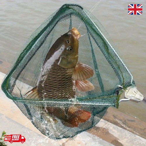 Folding fishing landing net - folding,
