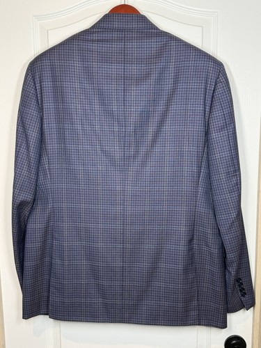 Canali men blue - blue, plaid