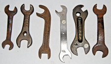 Lot 6 Antique Vintage Wrenches