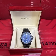 Brand New Stockwell Automatic Watch men's with black steel. Water resistant