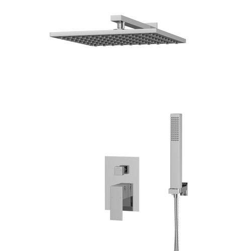 Chrome conceal shower mixer - conceal,
