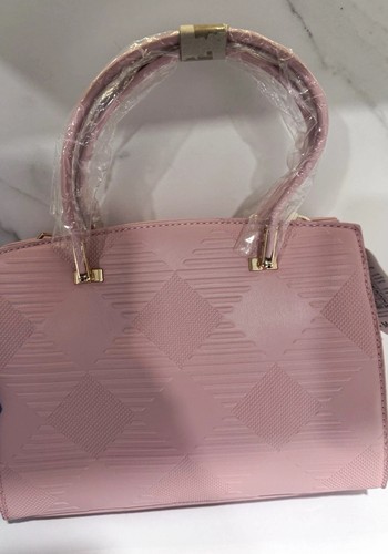 Pink faux leather small - pink, top