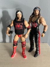 WWE WCW nWo OUTSIDERS SCOTT HALL & KEVIN NASH ELITE LEGENDS 11 MATTEL FIGURES