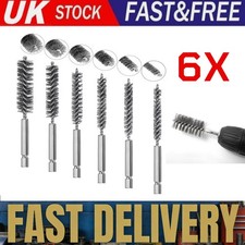 6 X Stainless Steel Wire Brush
