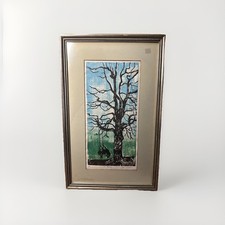 Original Woodcut Print "The