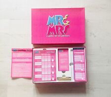 Collectable - Rare - Vintage 2001 Mr And Mrs Board Game By Upstarts