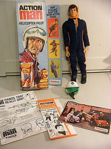 Action man helicopter pilot - helicopter,