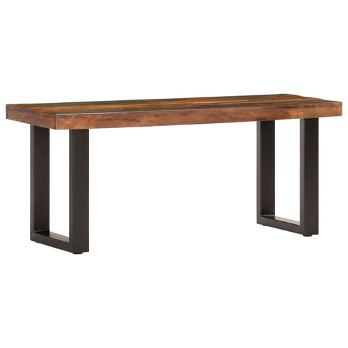 Bench brown reclaimed - bench, wood