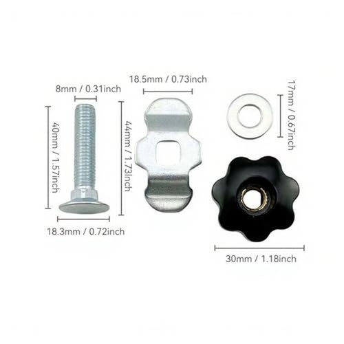 Track tie down 4pcs - down, m8