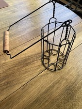 Vintage Egg Basket with Long