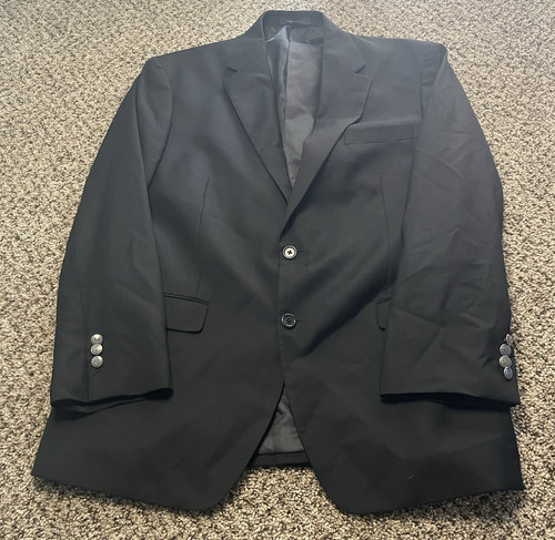 Chaps men black wool sports - black,