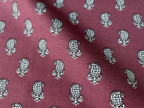 Indian paisley print fabric - paisley,