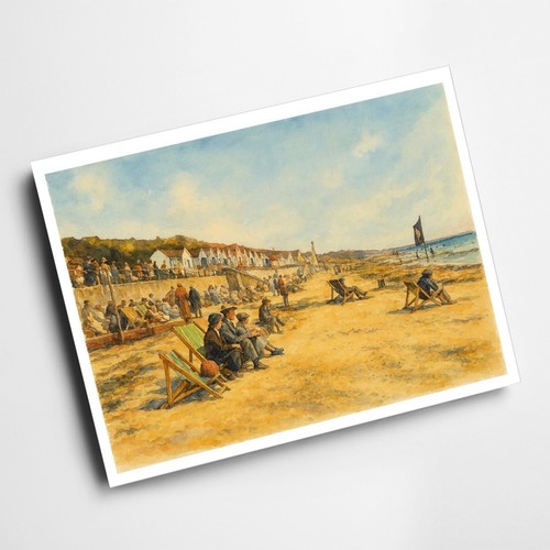 Print the beach - print,