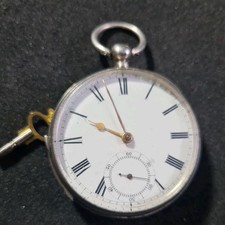 Antique solid silver gents - solid,