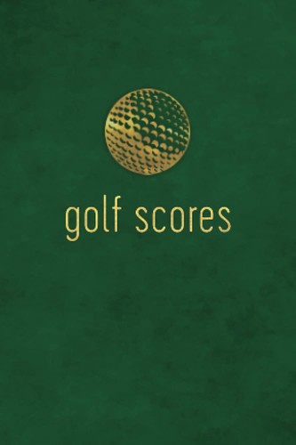 Pocket golf score log - golf,