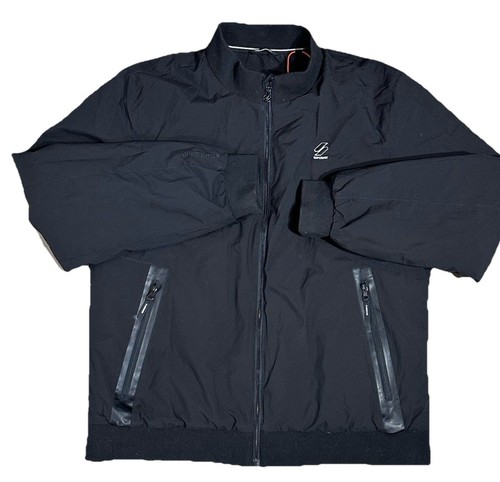 Superdry black jacket mens - black,
