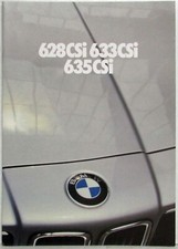 1981 BMW 628CSi 633CSi 635CSi Prestige Sales Brochure