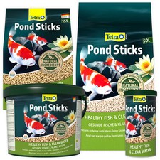 TETRA POND STICKS FLOATING FOOD FISH KOI GARDEN TETRAPOND 4L 7L 10L 15L 25L 40L