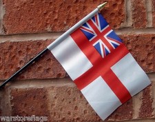WHITE ENSIGN Royal Navy HAND