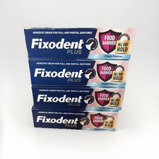 4 PACK Fixodent Ultimate Denture Adhesive Cream – No Flavour