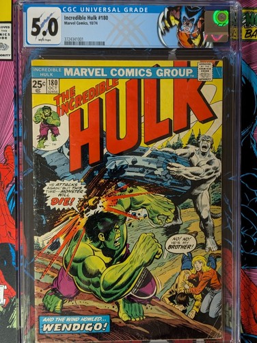 Incredible hulk 180 - cgc, 5.0