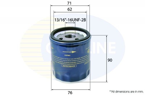 Engine oil filter comline for - oil,