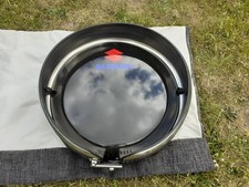 Suzuki Jimny Spare Wheel Cover Black with Chrome Ring