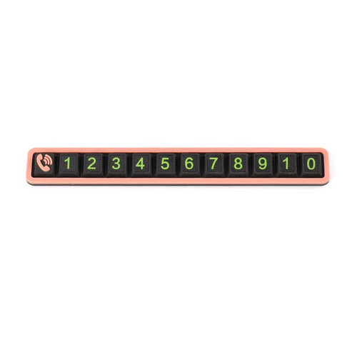 Car temporary parking card - car,