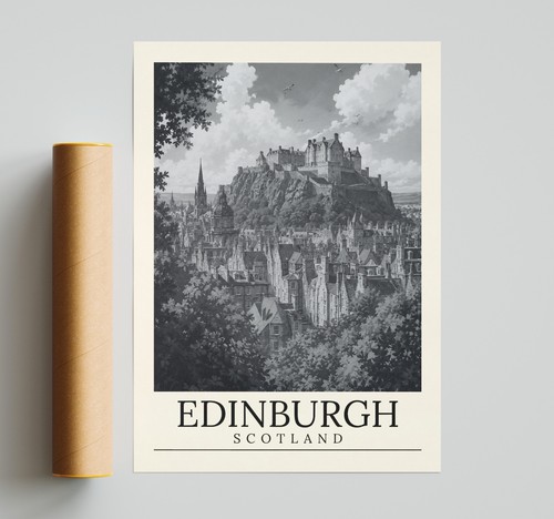 Edinburgh wall art - edinburgh,