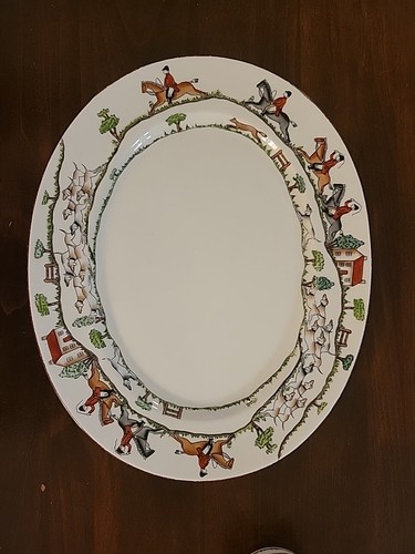 Wedgwood hunting scene large - scene,
