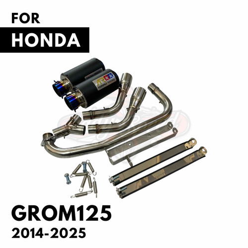 Dual high mount exhaust pipe - exhaust, +