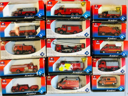 Solido firefighters lot - 1/50,