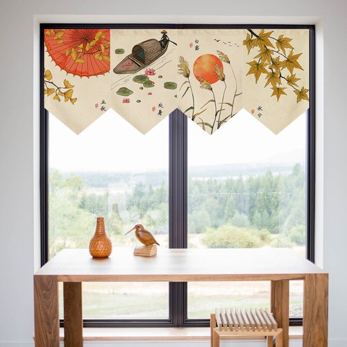 Chinese noren doorway curtain - chinese,