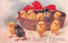 A HAPPY EASTER WITH CHICKS ~