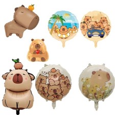 5PCS Cute Capybara Balloons