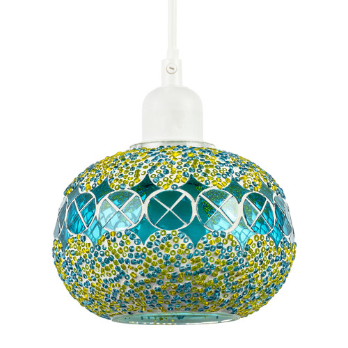 Glass globe mosaic ceiling - mosaic,