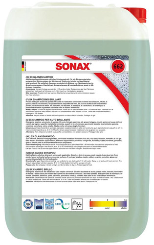 Sonax car shampoo - shampoo, shine