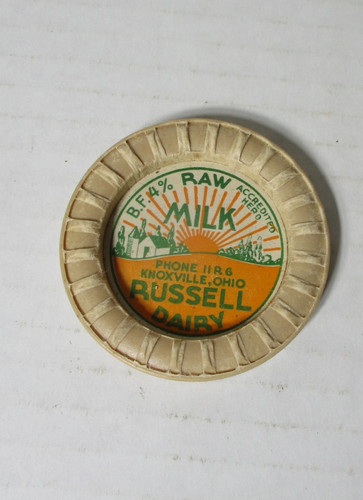 Russell dairy raw milk bottle - raw,