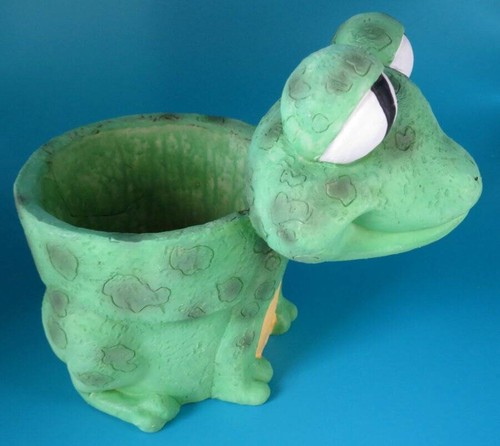 Whimsical desktop frog flower - whimsical,
