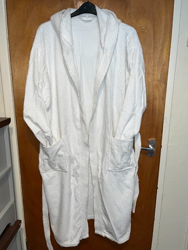 White cotton terry - white, towelling