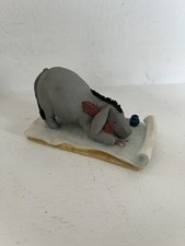 Disney Classic Winnie The Pooh Eeyore Writing Figurine Border Fine Arts