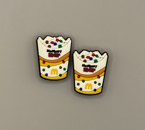 Flurry ice cream shoe charms - 2,