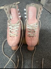 Old Style Roller Skates Baby Pink