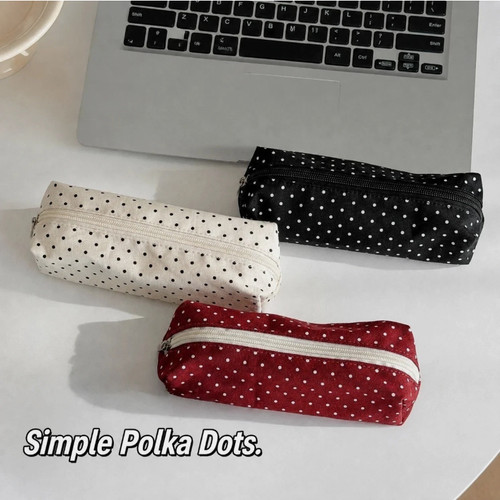 Polka dot pencil case - pencil,