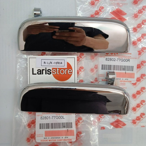 Pair outer door grab handles - door,