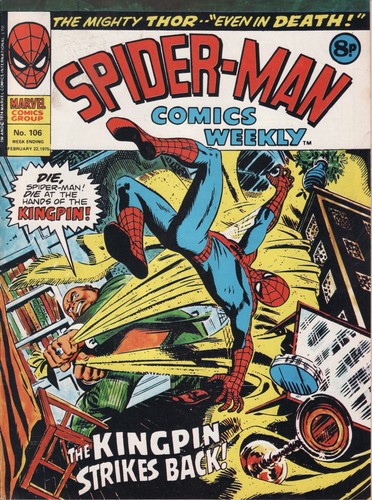 Spiderman comic issue 106 - comic, #106