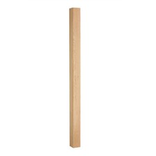 Staircase Newel Post Square Edge 90mm Pine or Oak 1.5m